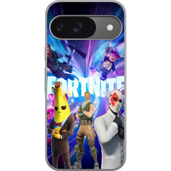 Google Pixel 9 Gennemsigtig cover Fortnite