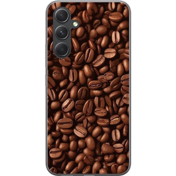 Kompatibelt Mobildeksel til Samsung Galaxy S24+ Kaffebönor närbild brun