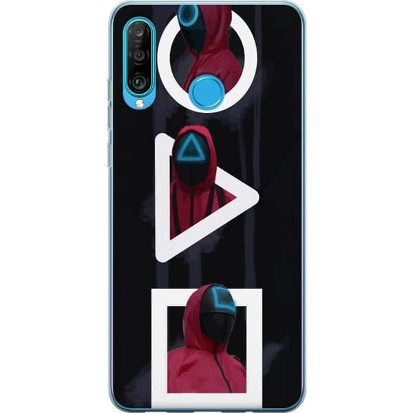 Kompatibelt Mobilskal till Huawei P30 lite Squid Game