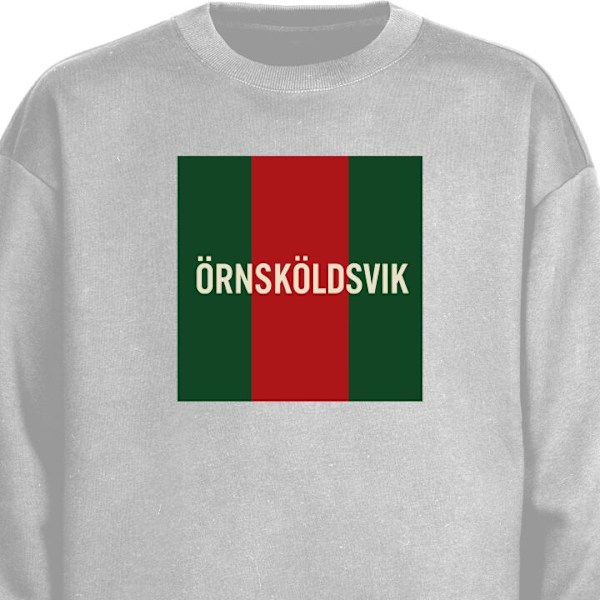 Sweatshirt til Voksne | Klassisk Collegebluse Örnsköldsvik - grå XL