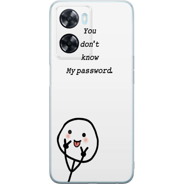 OnePlus Nord N20 SE Genomskinligt Skal You Don’t Know My Pas
