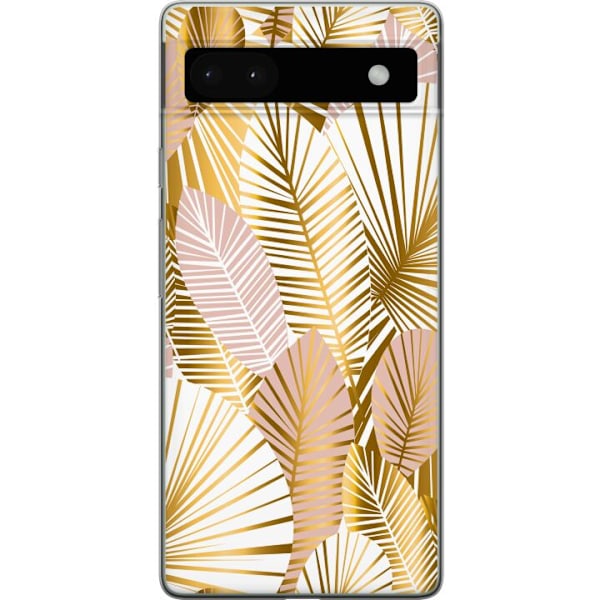 Google Pixel 6a Läpinäkyvä kuori Kulta