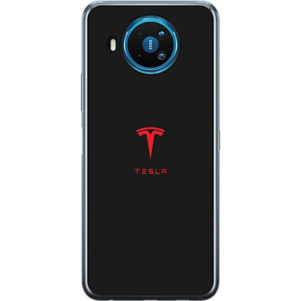 Nokia 8.3 5G Läpinäkyvä kuori Tesla