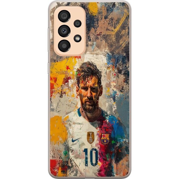 Samsung Galaxy A33 5G Gjennomsiktig deksel Messi Art