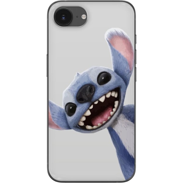 Apple iPhone 16e Gjennomsiktig deksel Stitch i Fart - Kawaii D