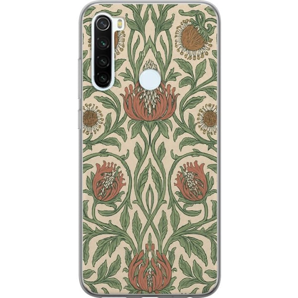 Xiaomi Redmi Note 8 Gennemsigtig cover Blad Detaljer