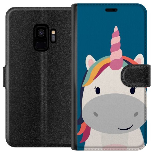 Samsung Galaxy S9 Plånboksfodral Enhörning / Unicorn