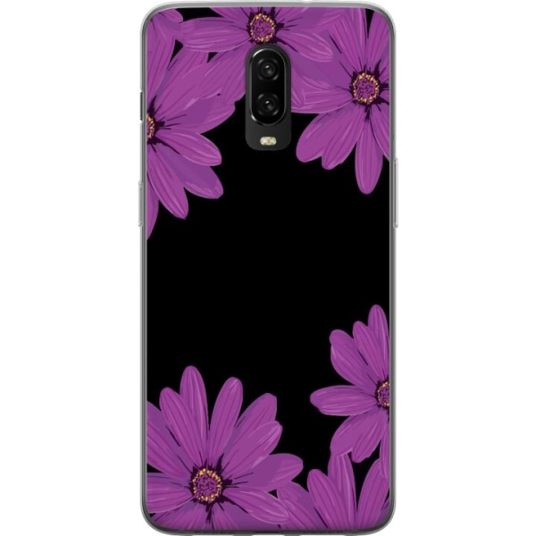 OnePlus 6T Genomskinligt Skal Blomsterverk