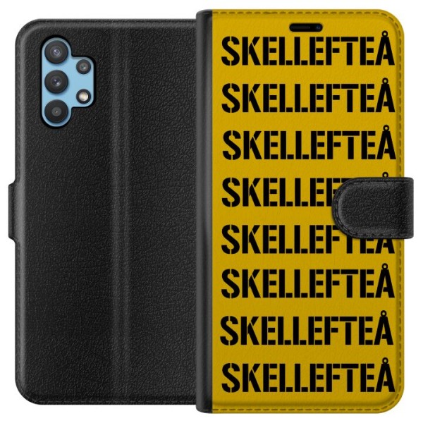 Samsung Galaxy A32 5G Plånboksfodral Skellefteå SM GULD