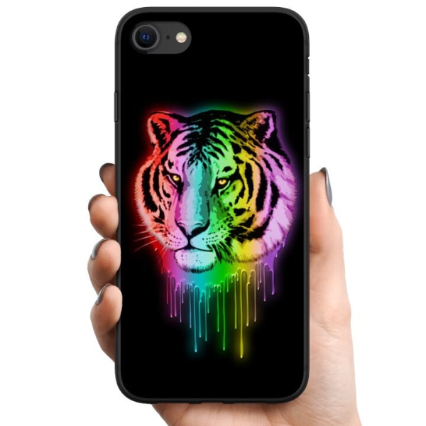 Apple iPhone SE (2020) TPU Mobilskal Neon Tiger