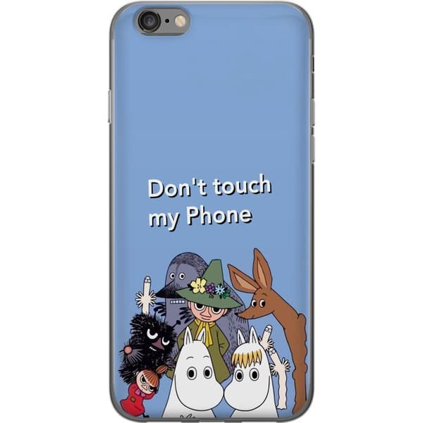 Kompatibelt Mobildeksel til Apple iPhone 6 Don't Touch My Phone med vänner blå