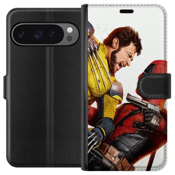 Kompatibelt Plånboksfodral till Google Pixel 9 Pro XL Deadpool & Wolverine