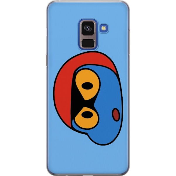 Samsung Galaxy A8 (2018) Genomskinligt Skal Bold Bot Head