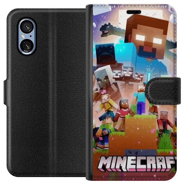 Sony Xperia 5 V Tegnebogsetui Minecraft