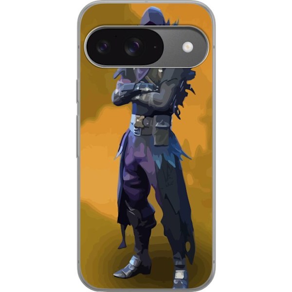 Google Pixel 9 Pro Läpinäkyvä kuori Fortnite - Raven