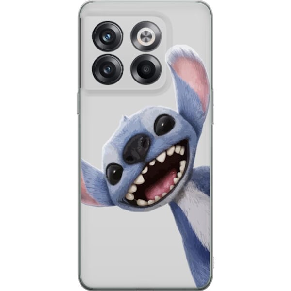 OnePlus 10T Genomskinligt Skal Stitch i Fart – Kawaii Design för Fans & Barn