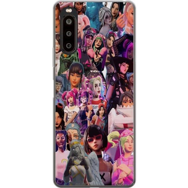 Sony Xperia 10 II Gjennomsiktig deksel Harley Quinn