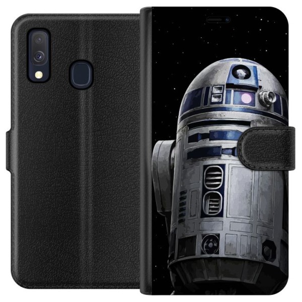 Samsung Galaxy A40 Plånboksfodral R2D2 Star Wars