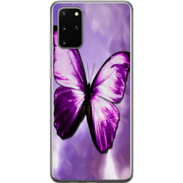 Samsung Galaxy S20+ Gennemsigtig cover Fjærilt