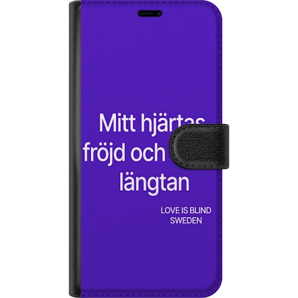 Apple iPhone 16 Lompakkokotelo Sydämeni ilo ja ikuinen kaipuu