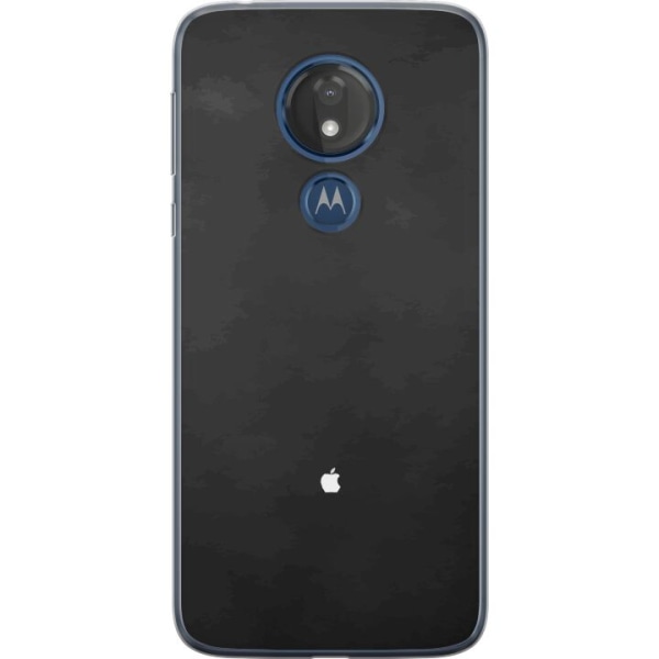 Motorola Moto G7 Power Genomskinligt Skal Apple Grey