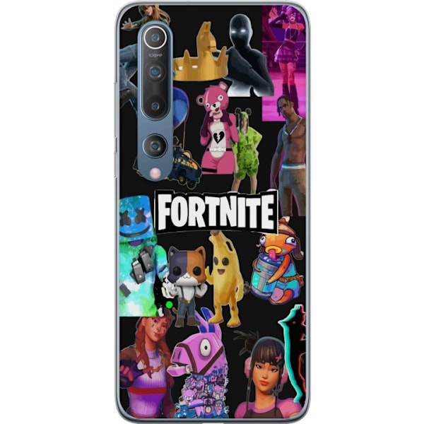 Xiaomi Mi 10 5G Läpinäkyvä kuori Fortnite