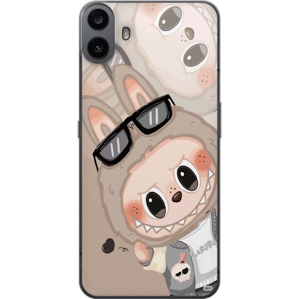 Nothing CMF Phone 1 Gennemsigtig cover Labubu Rainbow Chaos