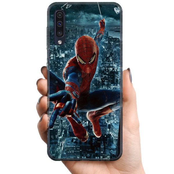 Samsung Galaxy A50 TPU Matkapuhelimen kuori Spiderman