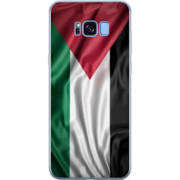 Samsung Galaxy S8 Läpinäkyvä kuori Palestiinan lippu – ikoninen vapauden symboli punaisessa, mustassa, valkoisessa ja vihreässä