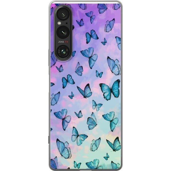 Sony Xperia 1 VI Läpinäkyvä kuori Perhoset