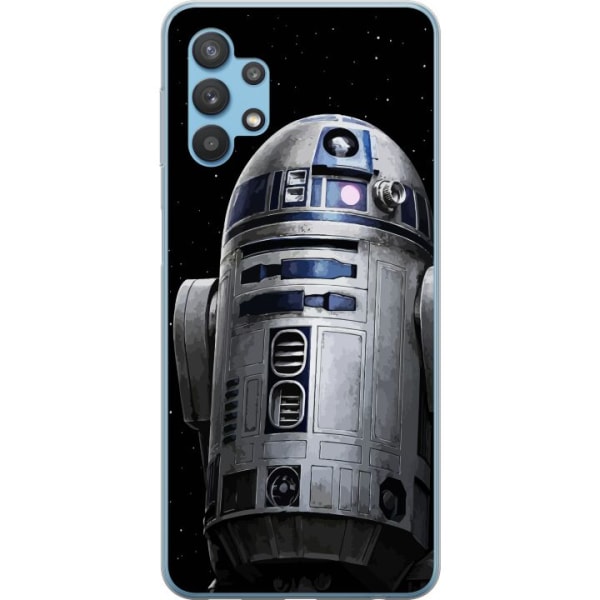 Samsung Galaxy A32 5G Genomskinligt Skal R2D2 Star Wars