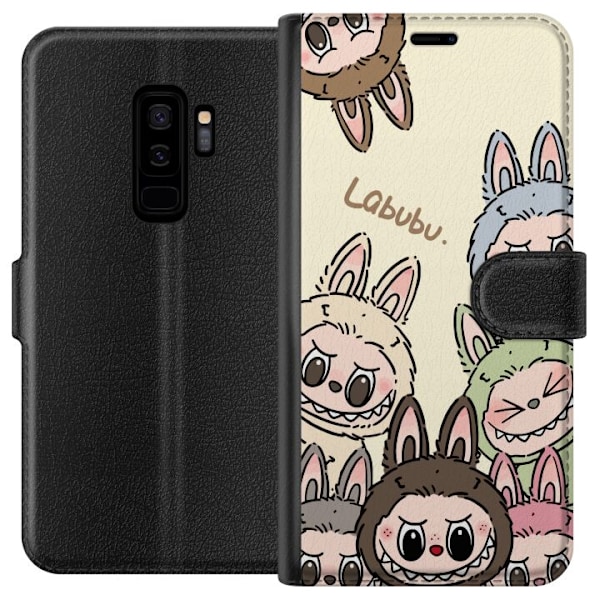 Samsung Galaxy S9+ Lompakkokotelo Labubu Pastel Collection