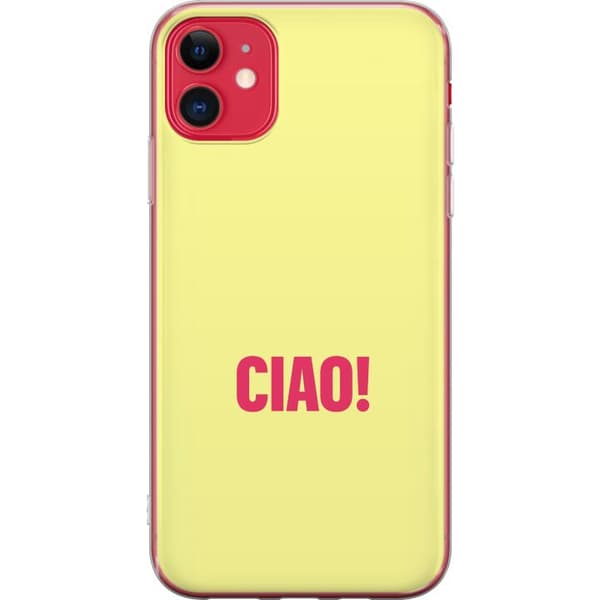 Kompatibelt Mobilskal till Apple iPhone 11 Rosa CIAO gul