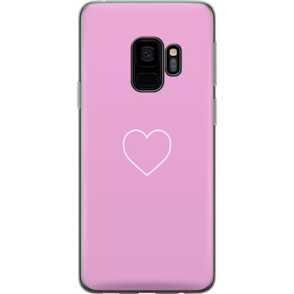 Samsung Galaxy S9 Gjennomsiktig deksel Hjerte