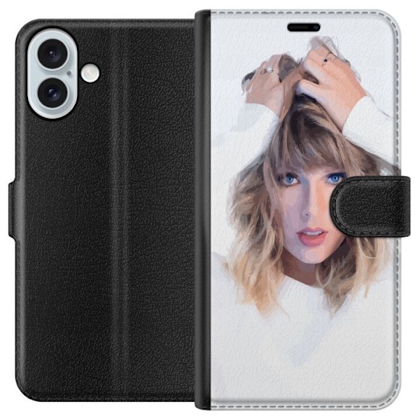 Apple iPhone 16 Plus Tegnebogsetui Taylor Swift