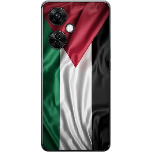 OnePlus Nord CE 3 Lite Läpinäkyvä kuori Palestiinan lippu