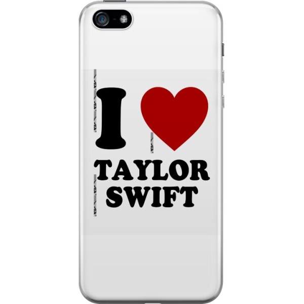 Apple iPhone 5 Läpinäkyvä kuori Taylor Swift