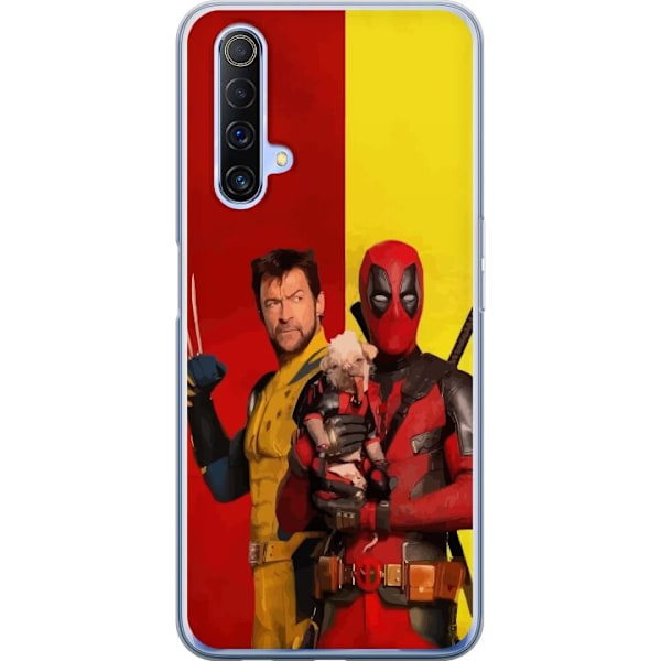 Realme X50 5G Genomskinligt Skal Deadpool & Wolverine