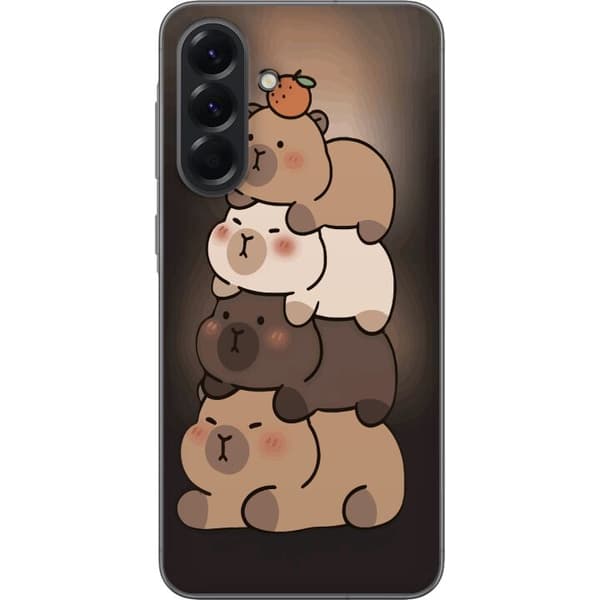 Kompatibel Mobilcover til Samsung Galaxy A56 Capybara Kawaii Sød Dyrefigur