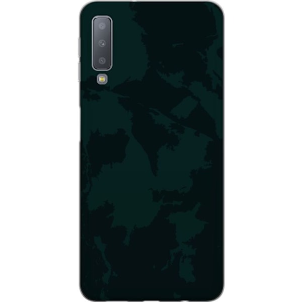 Samsung Galaxy A7 (2018) Gennemsigtig cover Grønt