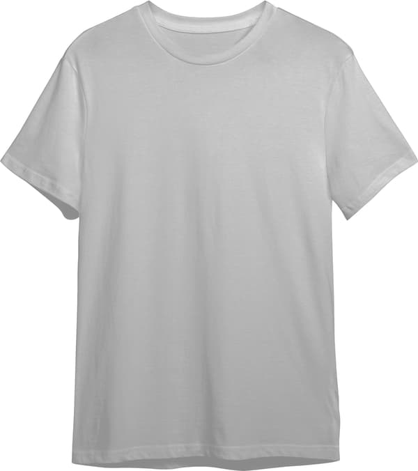 T-shirt til Voksen Grå Medium Grønt pixelvæsen blandt blokfigurer med blå effekter og sort indramning grå M