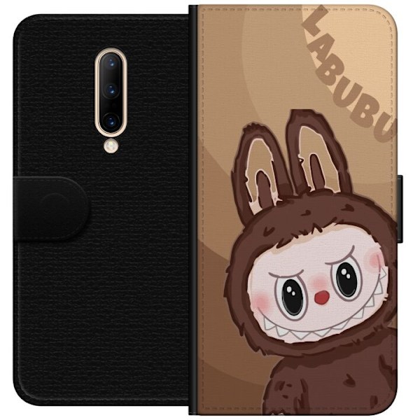 OnePlus 7 Pro Lompakkokotelo Labubu Pilvipieni - Valkoinen ja