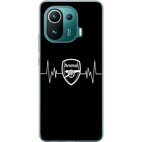 Xiaomi Mi 11 Pro Gjennomsiktig deksel Arsenal