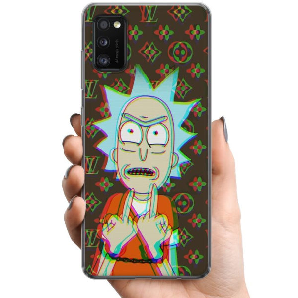 Samsung Galaxy A41 TPU Mobilcover Rick and Morty