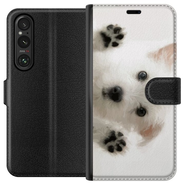 Sony Xperia 1 V Tegnebogsetui Hund