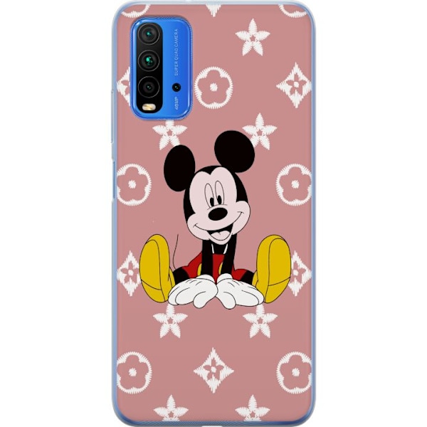 Xiaomi Redmi 9T Läpinäkyvä kuori Mickey Mouse