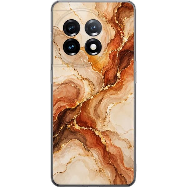 Kompatibelt Mobildeksel til OnePlus 11R Høstagat beige