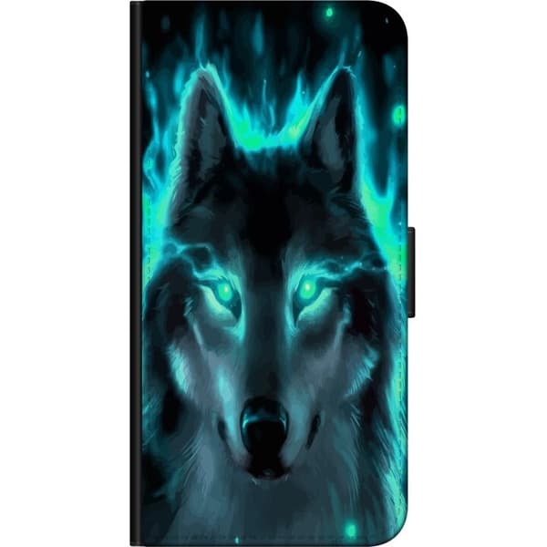 Kompatibel Tegnebogsetui til Samsung Galaxy A03s Ulve