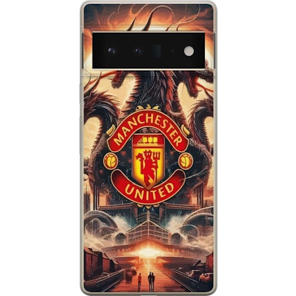 Google Pixel 6 Pro Gennemsigtig cover Manchester United