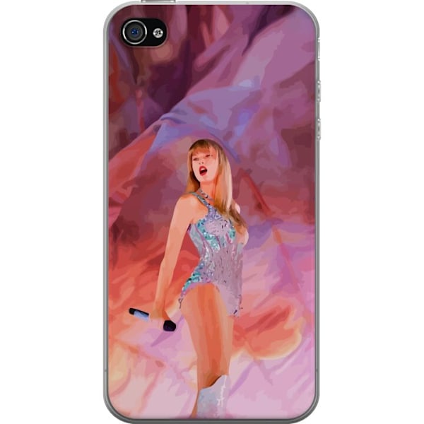 Apple iPhone 4 Genomskinligt Skal Taylor Swift